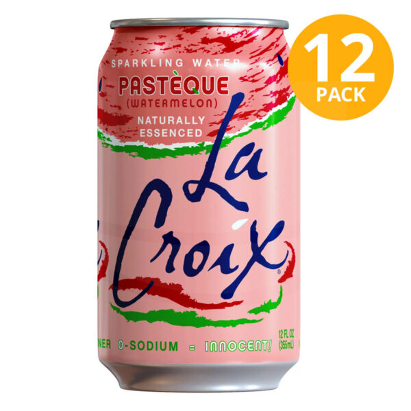 La Croix Watermelon, 355 ml (Pack de 12)