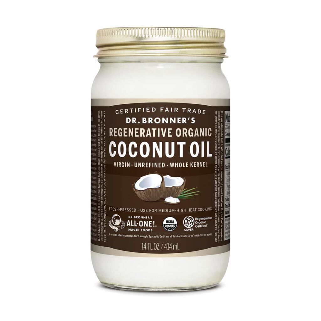 Dr. Bronner’s, Coconut Oil (Aceite de Coco), Whole Kernel 14 OZ