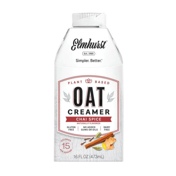 Elmhurst Oat Creamer, Chai Spice, 16 OZ