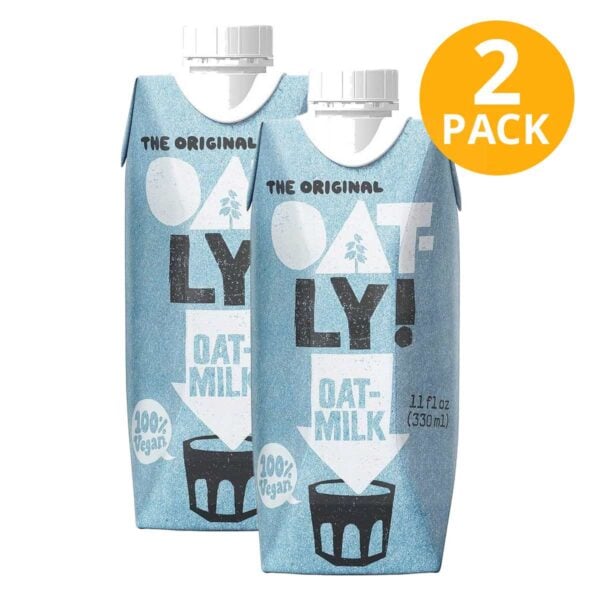 Oatly Leche de Avena Original, 11 OZ (Pack de 2)