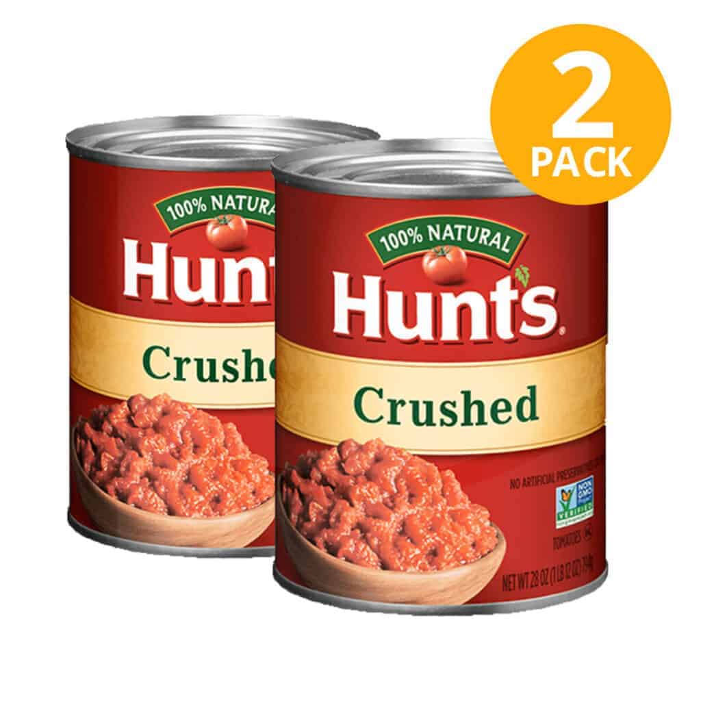 Hunt’s Crushed Tomatoes, 100 Natural, 28 OZ (Pack de 2) Superunico