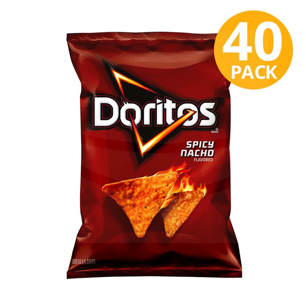 Doritos Spicy Nacho (Picante), 1.125 OZ (Pack de 40) Superunico El
