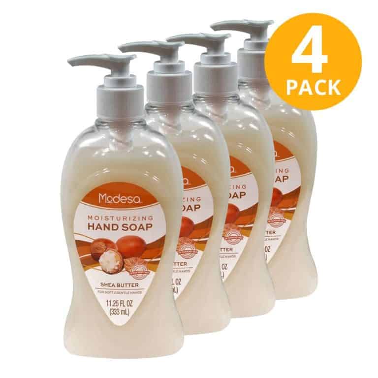 Hand Soap Shea Butter, Jabon Liquído para Manos, Modesa, 11 OZ (Pack de