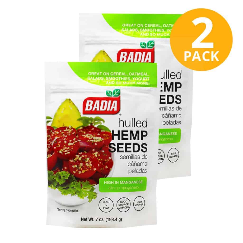 Badia, Hemp Seeds, 198.4 gr (Pack de 2) Superunico El Supermercado