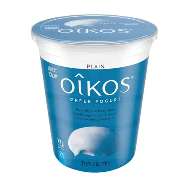 Yogurt Oikos Greek, Plain, 32 OZ