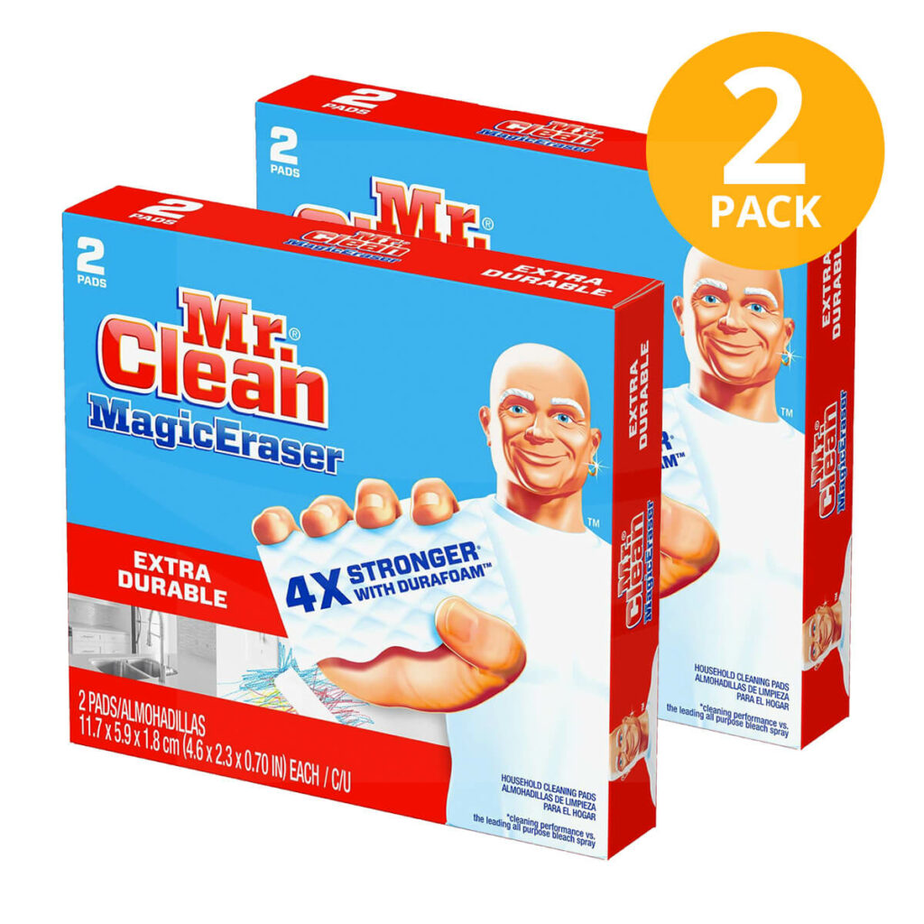 Mr. Clean Magic Eraser Extra Durable, Esponja de Limpieza (Pack de 2)