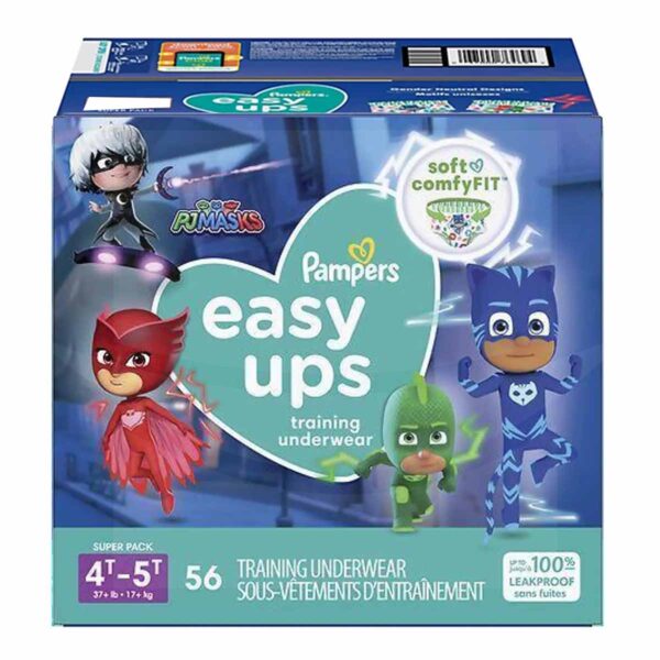 Pampers Easy Ups, Niño 4T/5T, 56 Pañales