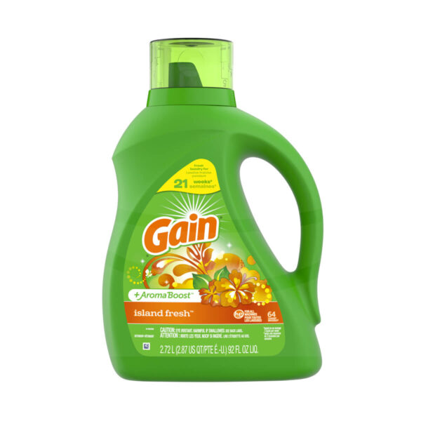 Gain Island Fresh, Detergente Líquido, 92 OZ