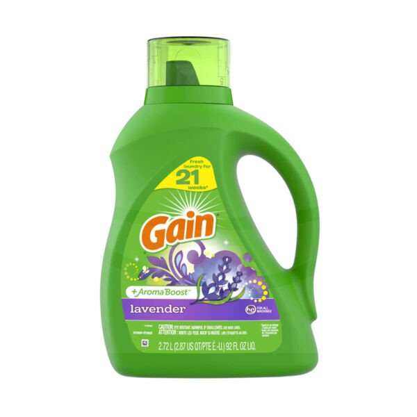 Gain Lavender, Detergente Líquido, 92 OZ