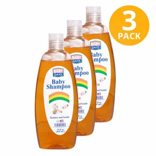 Baby Shampoo, Baby Days, 445 ml (Pack de 3)