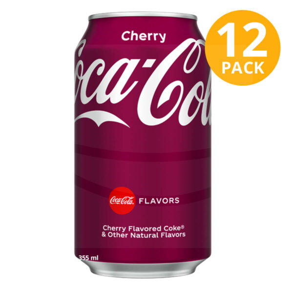 Coca Cola Cherry, 355 ml (Pack de 12)