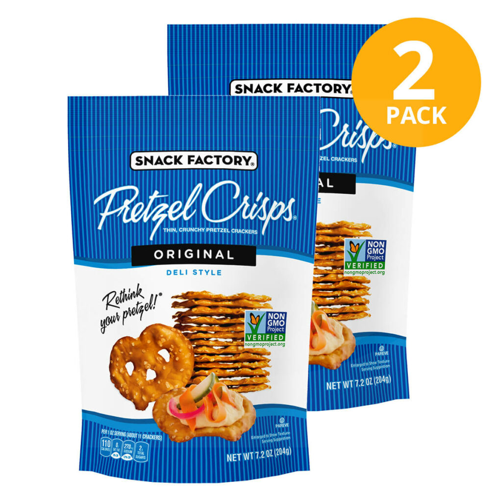 Pretzel Crisps, Original, 204 gr (Pack de 2) Superunico El