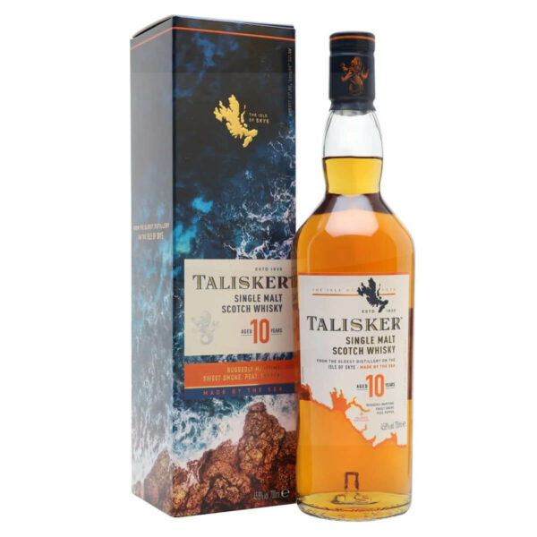 Talisker 10 Year, Whisky Single Malt, 750 ml