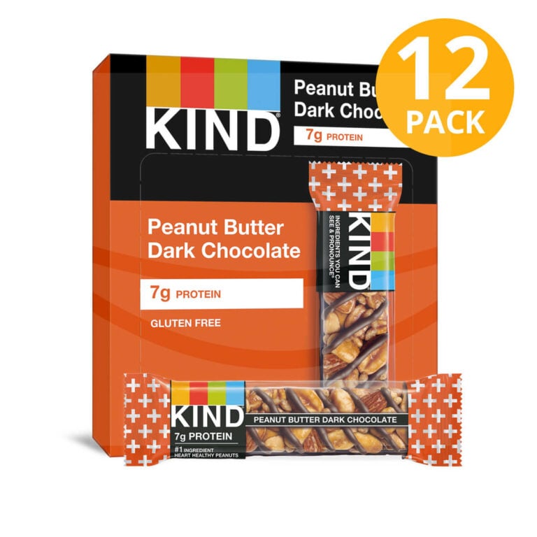 KIND Minis Variety Pack - 36 Healthy Snack Bars With Peanut Butter Dark Chocolate & Caramel Almond
