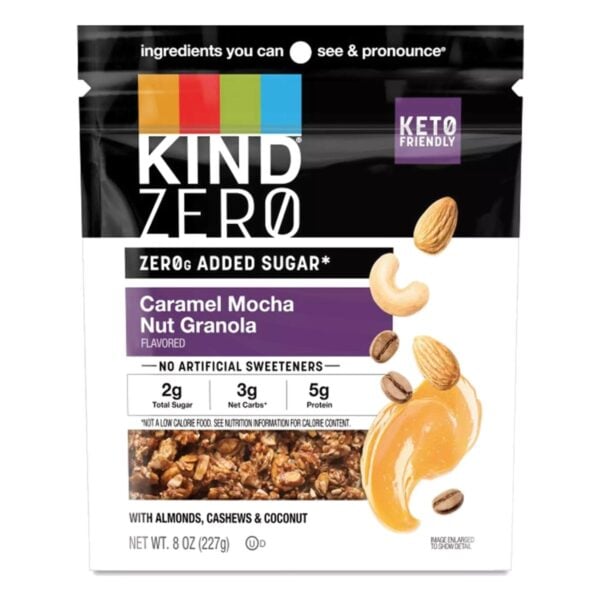 KIND Zero Granola, Caramel Mocha Nut, 227 gr