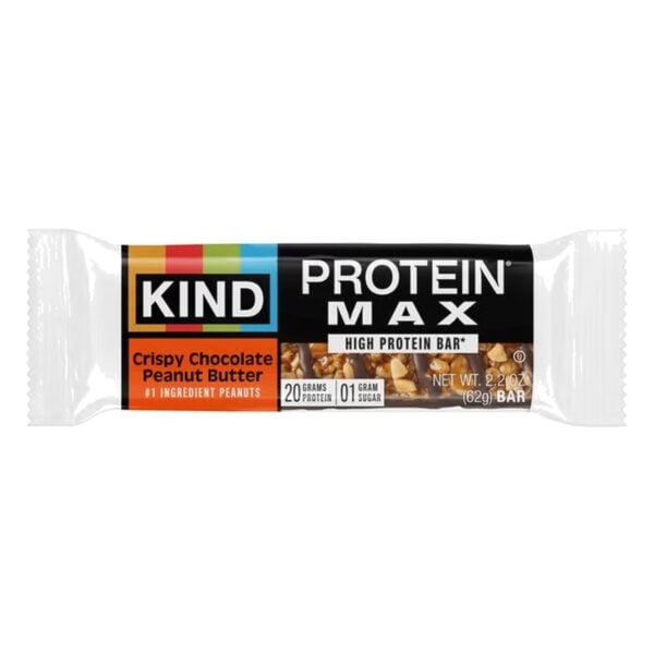 Kind Protein MAX, Crispy Chocolate Peanut Butter, 62 gr