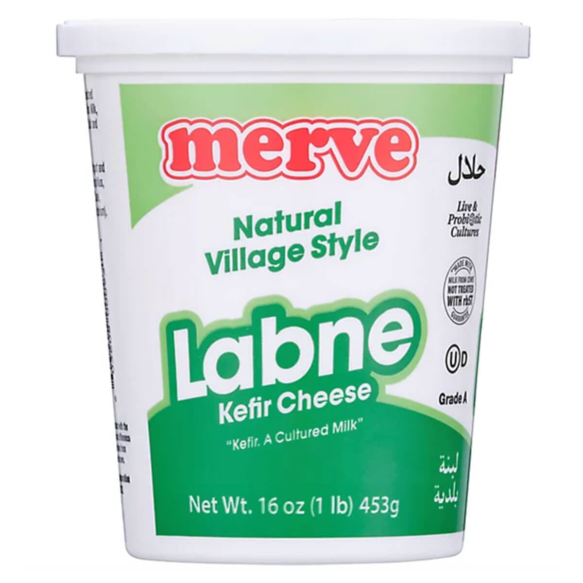 603608000931 Labne Merve, Estilo Libanes Kefir Cheese 16 OZ - Imagen 1