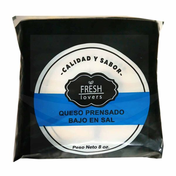 Fresh Lovers, Queso Prensado Bajo en Sal, 8 OZ