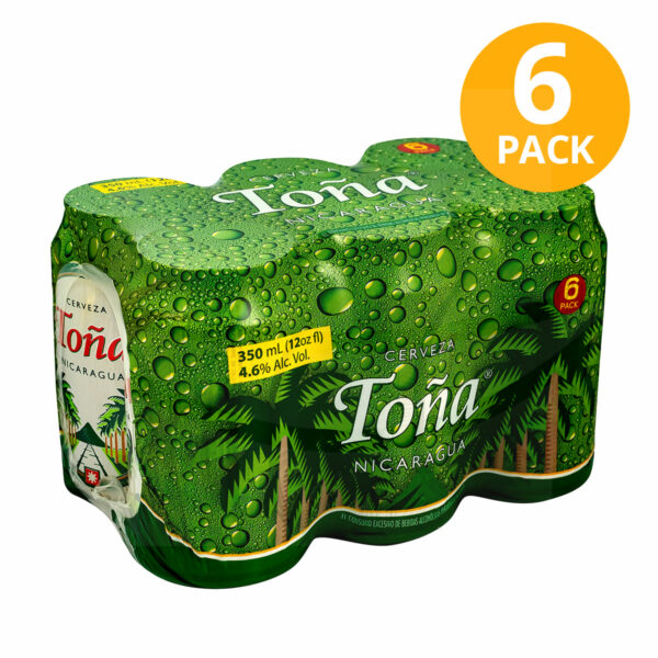 Toña, Cerveza, Lata, 350 ml (Pack de 6)