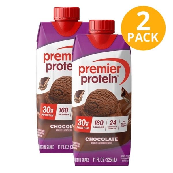 Premier Protein Shake, Chocolate, 11 OZ (Pack de 2)