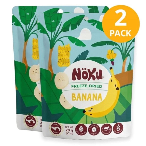 Banana Freeze Dried, Nöku 20 gr (Pack de 2)
