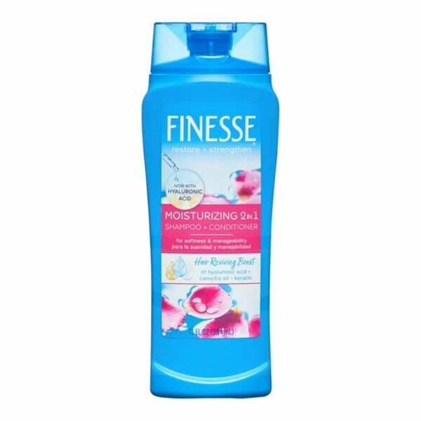 Shampoo y Acondicionador Moisturizing 2 in 1, Finesse, 384 ml