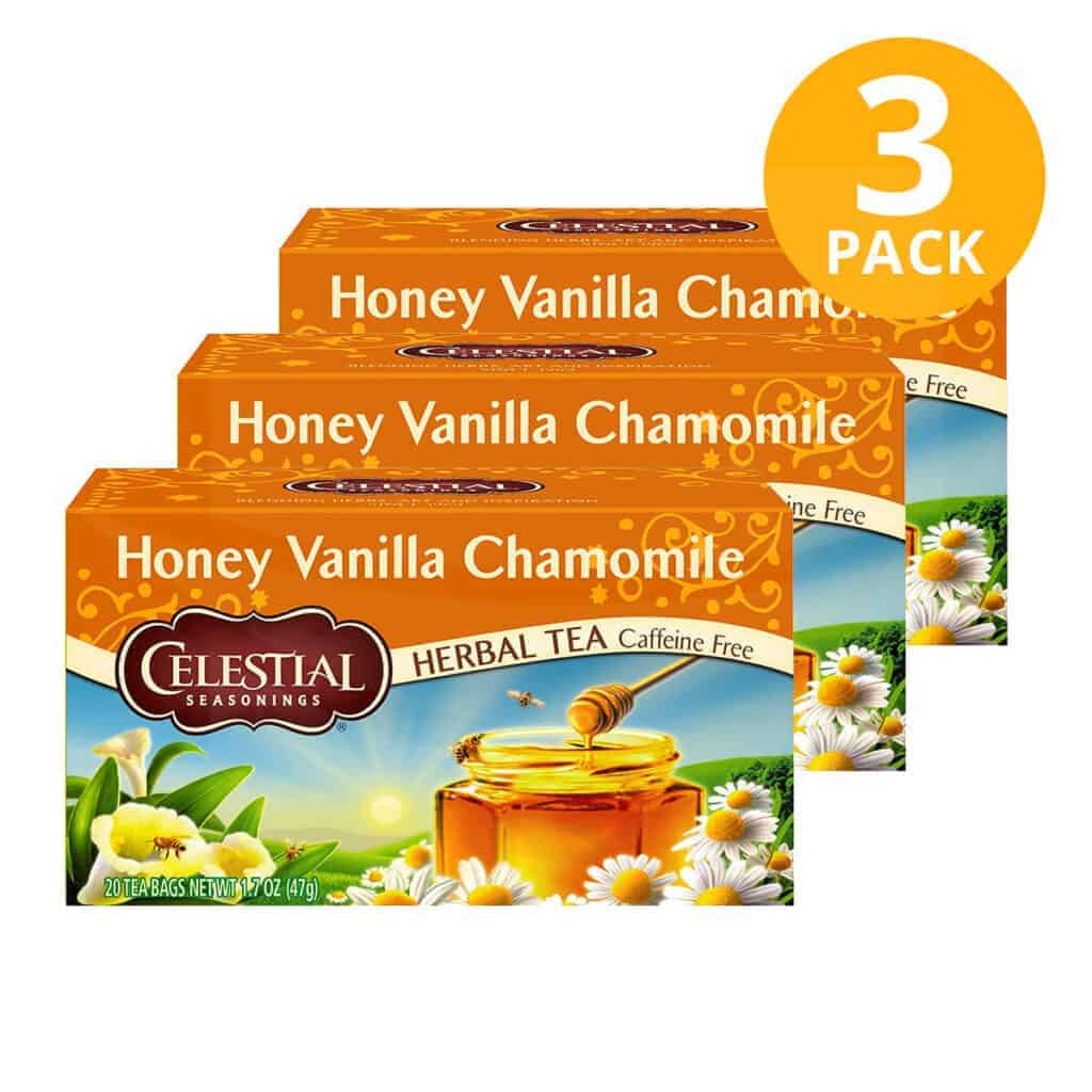 Celestial Seasonings, Honey Vanilla Chamomile Herbal Tea, 60 Sobres de