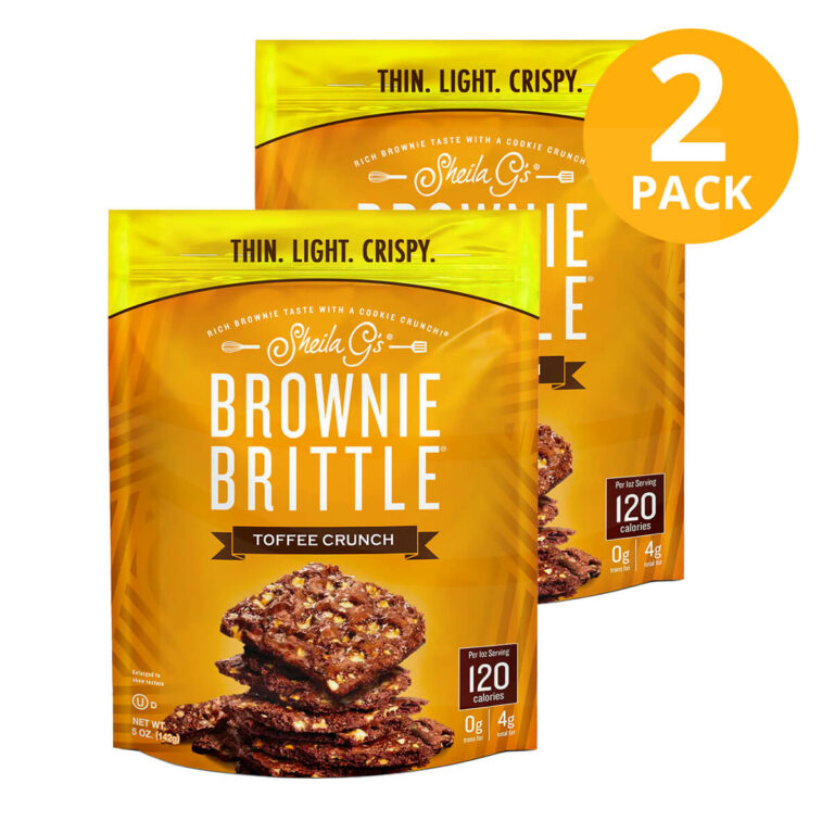 Brownie Brittle Toffee Crunch, Sheila G’s, 142 gr (Pack de 2