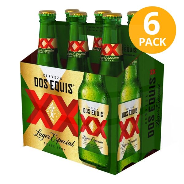 Dos Equis XX, Cerveza, Botella 355 ml (Pack de 6)