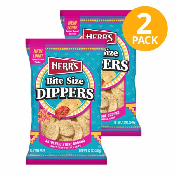 Herr’s, Bite Size Dippers, 12 OZ (Pack de 2)