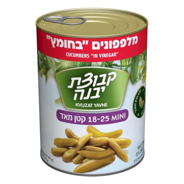 Kvutzat Yavne Pepinillos en Vinagre Mini 18-25 (Kosher), 560 gr