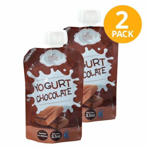 Fresh Lovers, Yogurt Chocolate, 3.5 OZ (Pack de 2)
