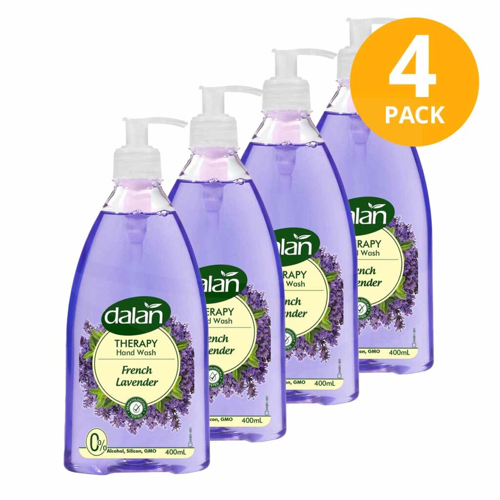 Jabon Liquído para Manos, Dalan Therapy French Lavender, 400 ml (Pack