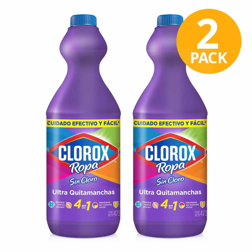 Clorox Ropa, Quitamanchas Sin Cloro, 930 ml (Pack de 2) - Superunico ...