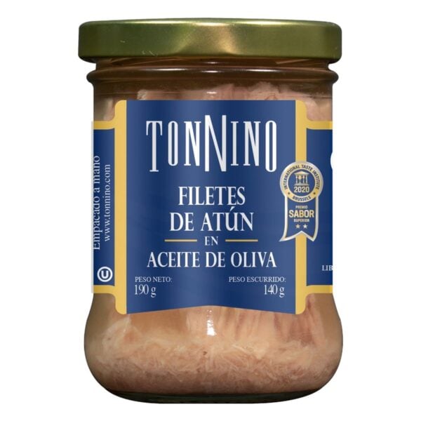 Tonnino, Filete de Atún en Aceite de Oliva, 190 gr