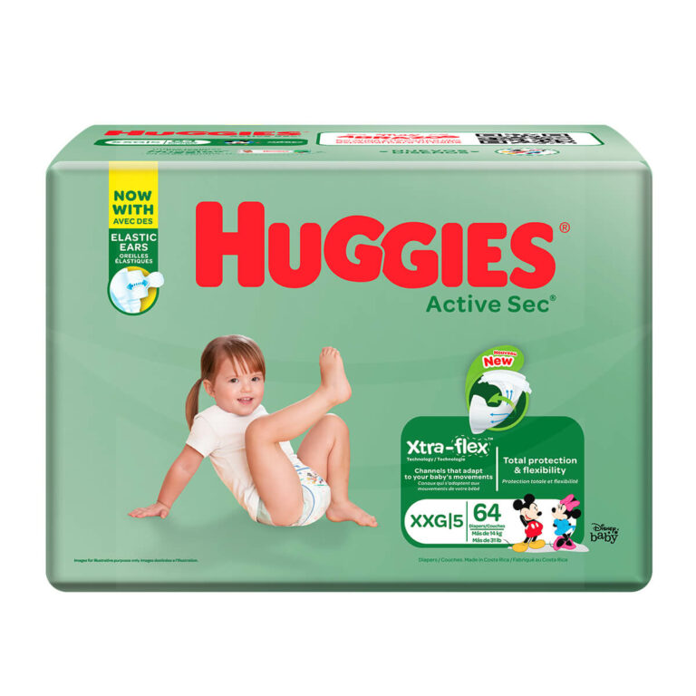 pañales active sec huggies