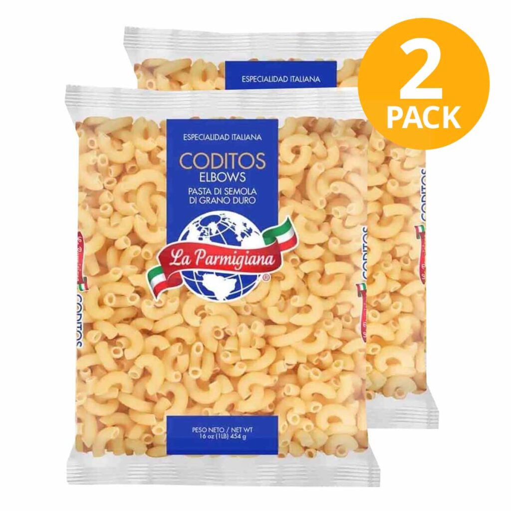 La Parmigiana, Pasta en Coditos, 454 gr (Pack de 2) - Superunico - El ...