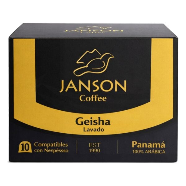 Café Janson Cápsulas Geisha Lavado Compatible Nespresso 58 gr