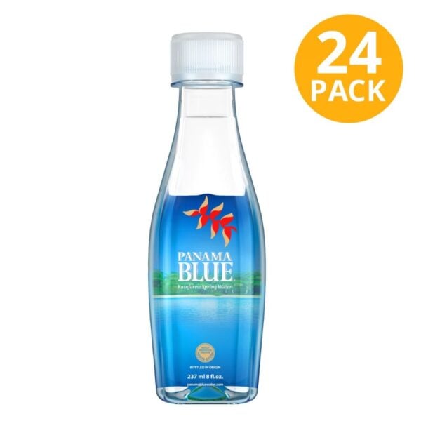 Agua Panama Blue, Agua Embotellada, 237 ml (Pack de 24)