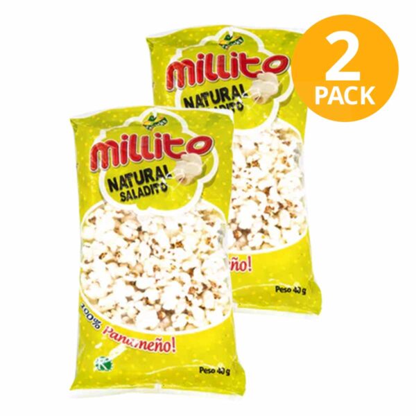 Millito, Natural Saladito, 40 gr (Pack de 2)