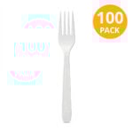 Tenedores Blancos, Eurochef, 100 Unidades