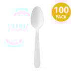 Cucharas Blancas, Eurochef, 100 Unidades