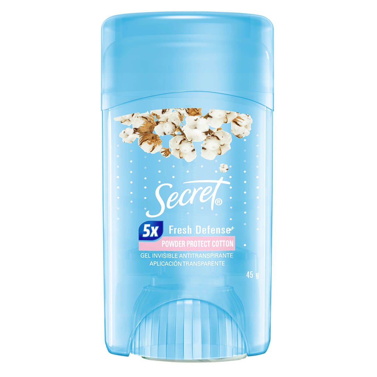 7500435129374 Secret Powder Protect Cotton Gel Invisible, Desodorante 45 gr - Imagen 1