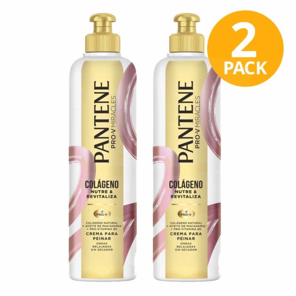 Pantene Pro-V Crema para Peinar Colágeno, 300 ml (Pack de 2)