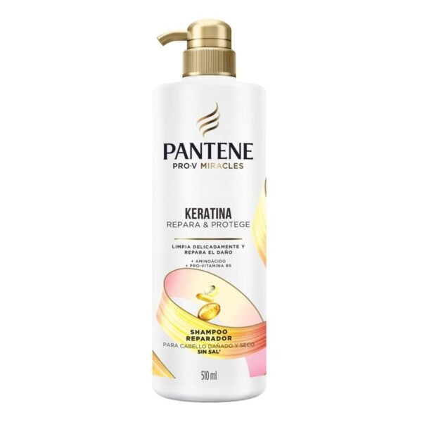 Pantene Pro-V Shampoo Keratina Repara & Protege, 510 ml