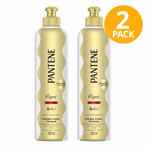 Pantene Pro-V Crema para Peinar Ricos Definidos, 300 ml (Pack de 2)