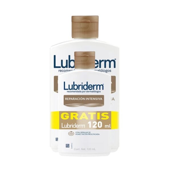 Lubriderm Crema Corporal Reparación Intensiva, 400 ml + 120 ml Gratis