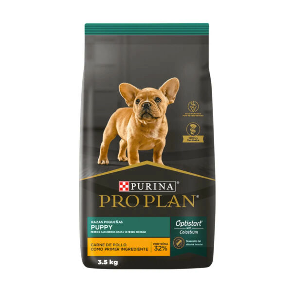 Purina Pro Plan, Puppy, Razas Pequeñas, Optistart, Pollo, 3.5 kg