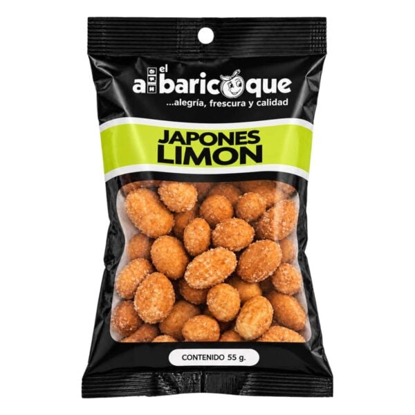 El Albaricoque Cacahuate Japonés con Limón, 55 gr