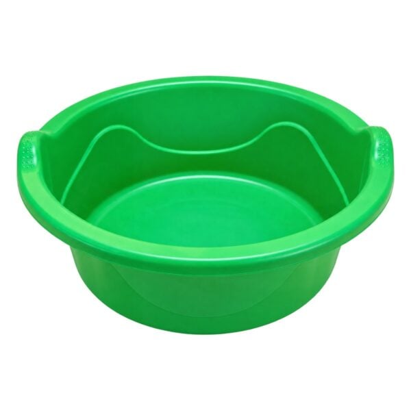 Palangana Redonda Verde Bamboo 13 L, Plastic Trends
